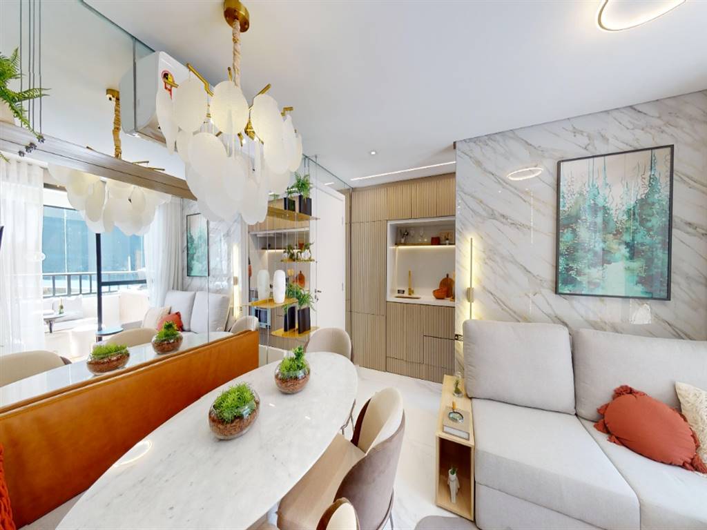 Apartamento com 2 quartos e 49 m² em Vila Guilhermina, Praia Grande