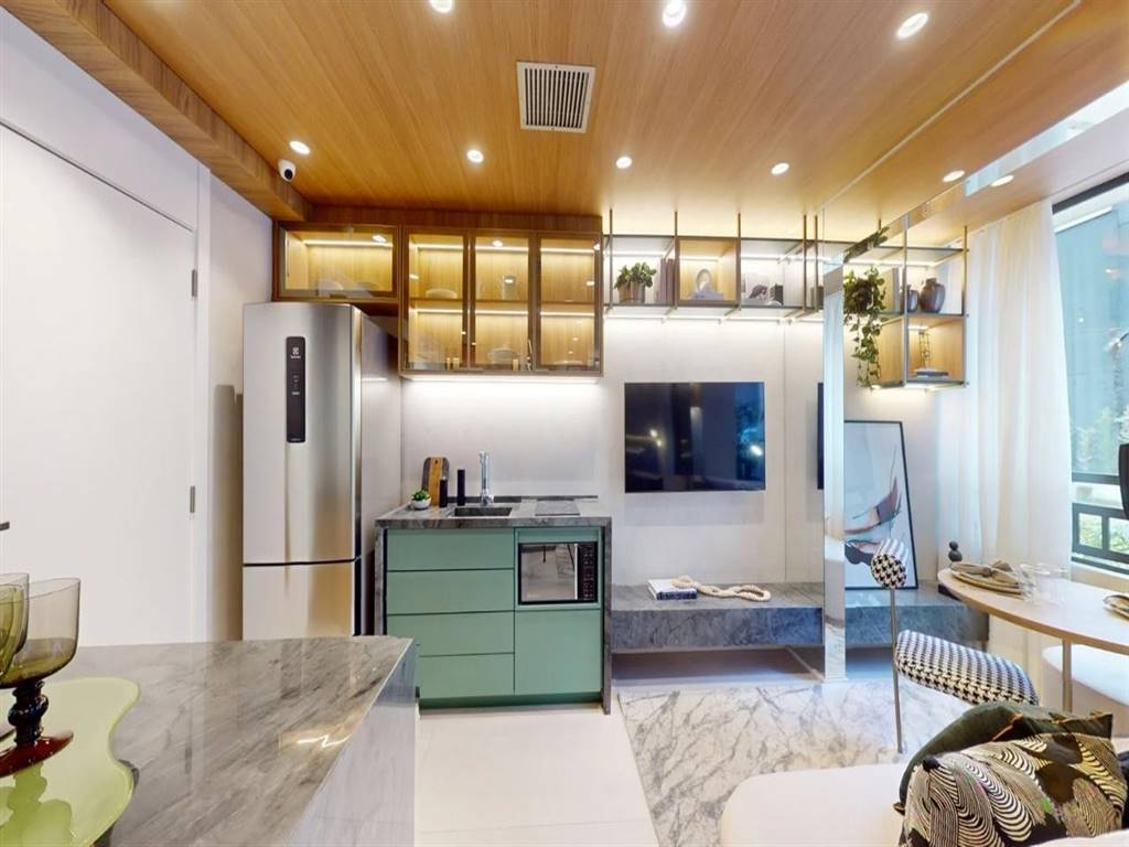 Apartamento com 1 quarto e 27 m² em Vila Guilhermina, Praia Grande