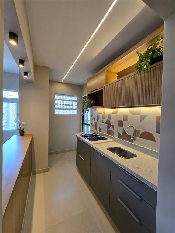 Apartamento com 1 quarto e 50 m² em Vila Guilhermina, Praia Grande