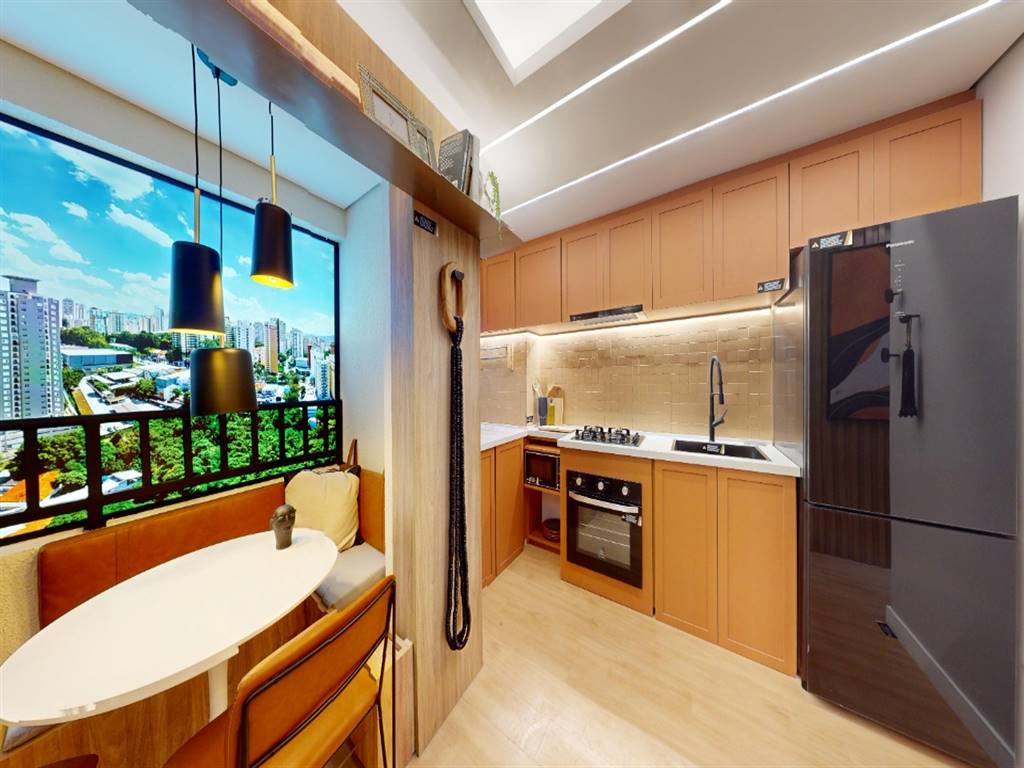 Apartamento com 2 quartos e 42 m² em Vila Guilhermina, Praia Grande