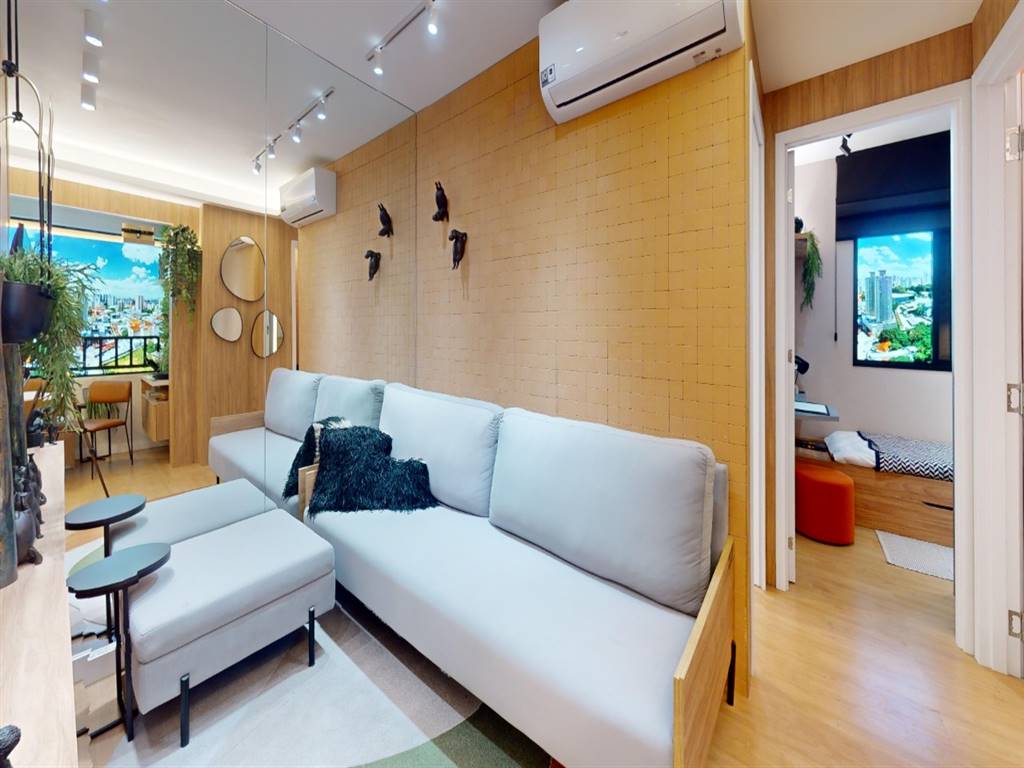 Apartamento com 2 quartos e 42 m² em Vila Guilhermina, Praia Grande