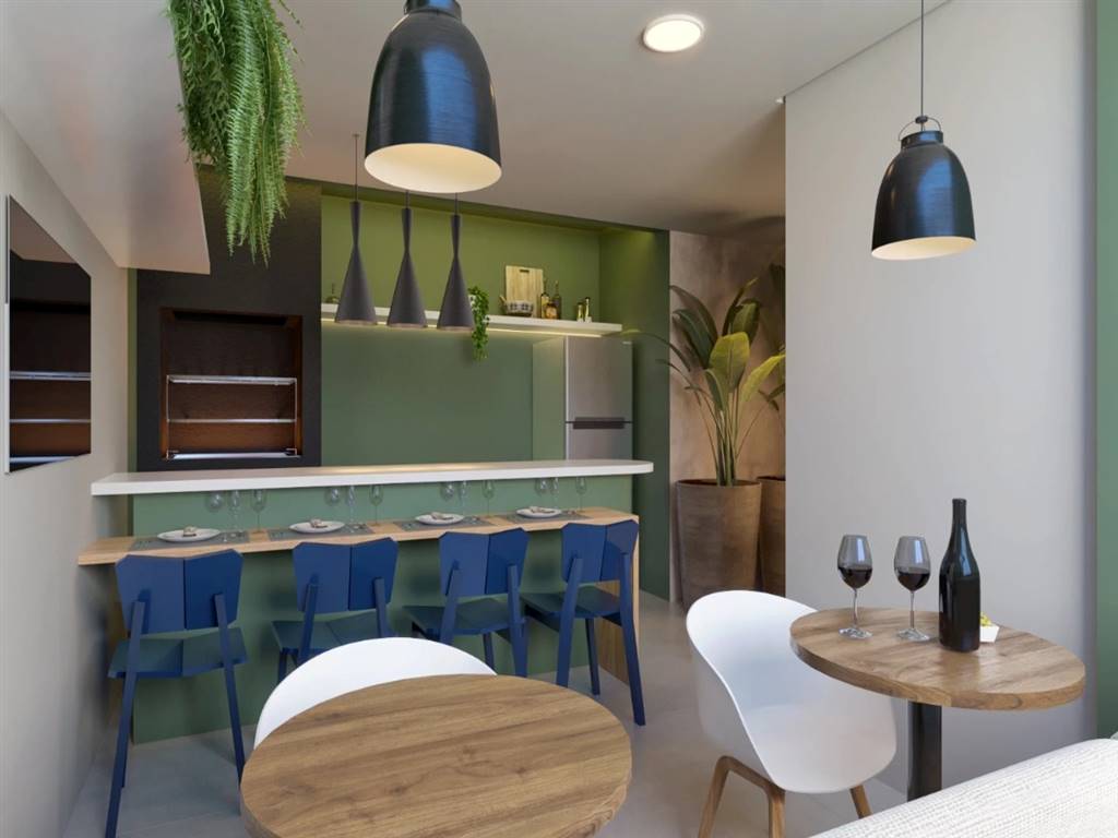 Apartamento com 2 quartos e 42 m² em Vila Guilhermina, Praia Grande