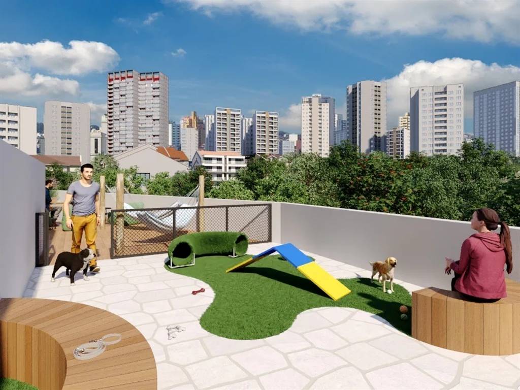 Apartamento com 2 quartos e 42 m² em Vila Guilhermina, Praia Grande