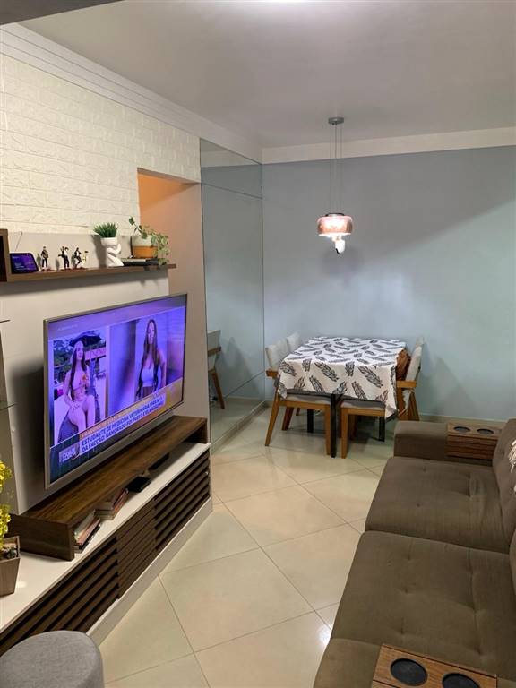 Apartamento com 2 quartos e 52 m² em Vila Guilhermina, Praia Grande
