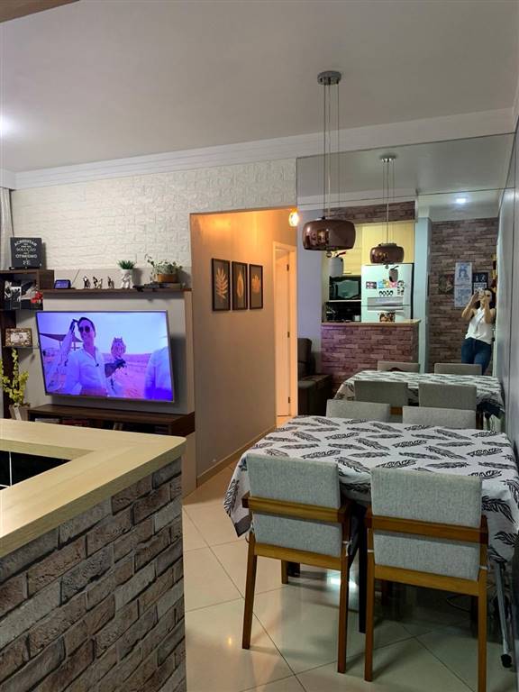 Apartamento com 2 quartos e 52 m² em Vila Guilhermina, Praia Grande