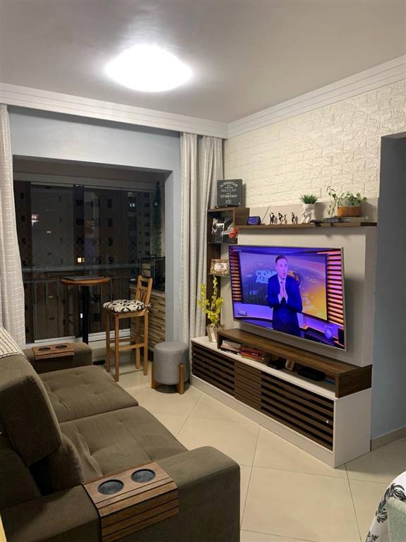 Apartamento com 2 quartos e 52 m² em Vila Guilhermina, Praia Grande