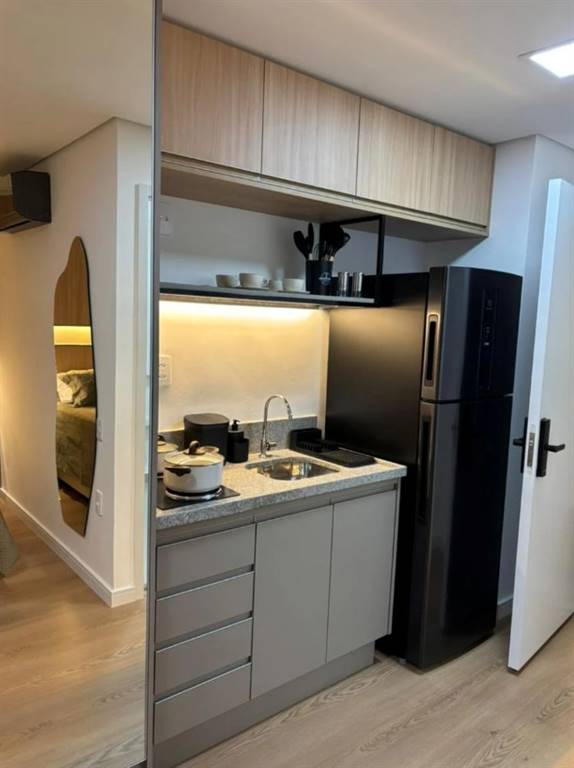 Apartamento com 1 quarto e 27 m² em Vila Guilhermina, Praia Grande