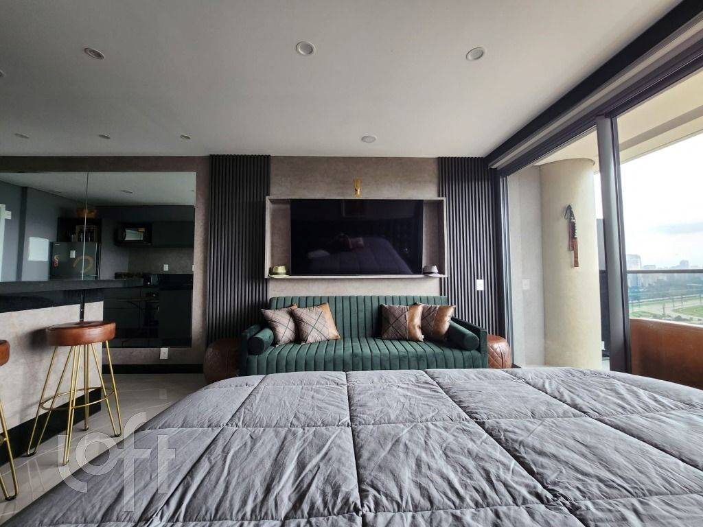 Apartamento com 1 quarto e 38 m² em Vila Guilhermina, Praia Grande