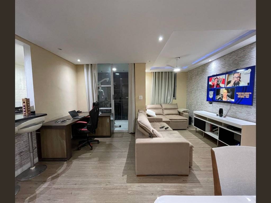 Apartamento com 2 quartos e 65 m² em Vila Guilhermina, Praia Grande