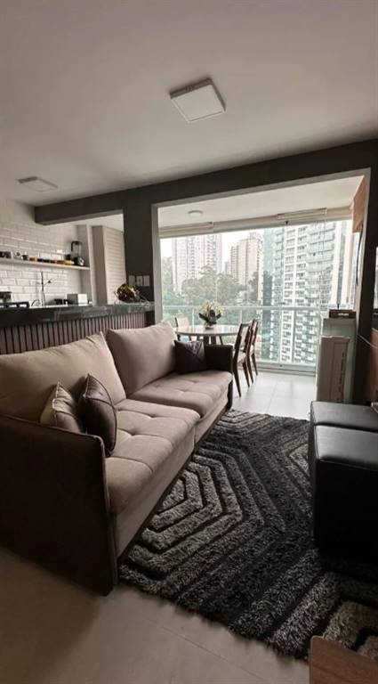 Apartamento com 1 quarto e 38 m² em Vila Guilhermina, Praia Grande