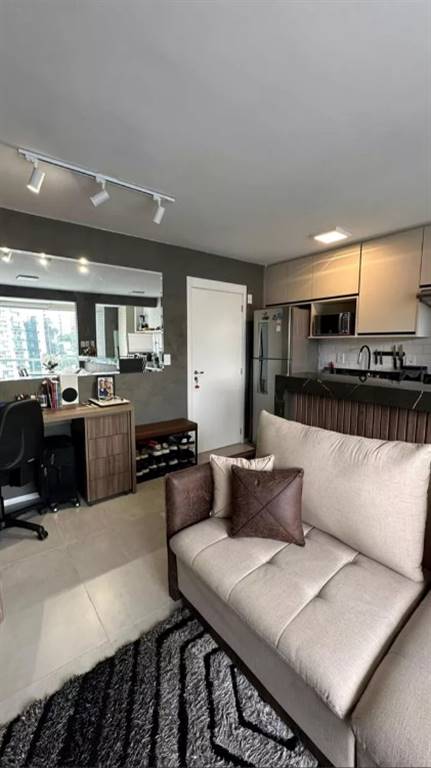 Apartamento com 1 quarto e 38 m² em Vila Guilhermina, Praia Grande
