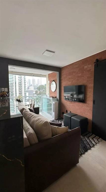 Apartamento com 1 quarto e 38 m² em Vila Guilhermina, Praia Grande