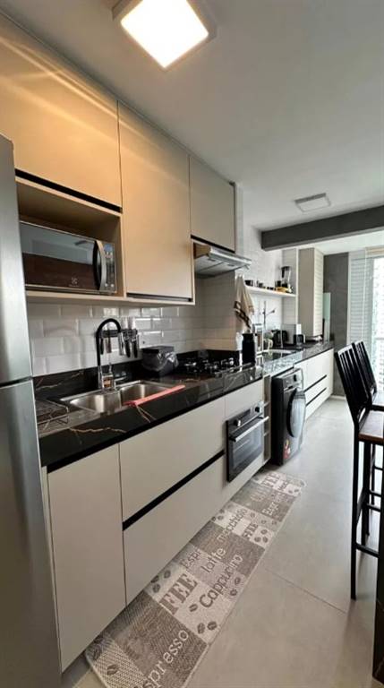 Apartamento com 1 quarto e 38 m² em Vila Guilhermina, Praia Grande