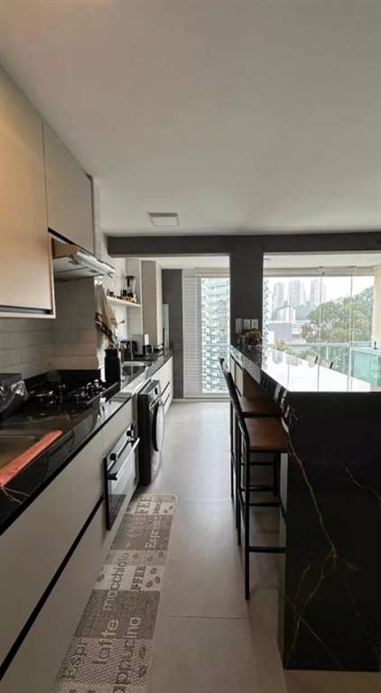 Apartamento com 1 quarto e 38 m² em Vila Guilhermina, Praia Grande