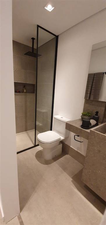 Apartamento com 1 quarto e 46 m² em Vila Guilhermina, Praia Grande