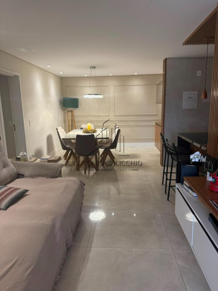 Apartamento com 3 quartos e 105 m² em Vila Guilhermina, Praia Grande