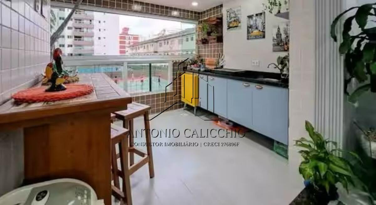 Apartamento com 2 quartos e 72 m² em Vila Guilhermina, Praia Grande