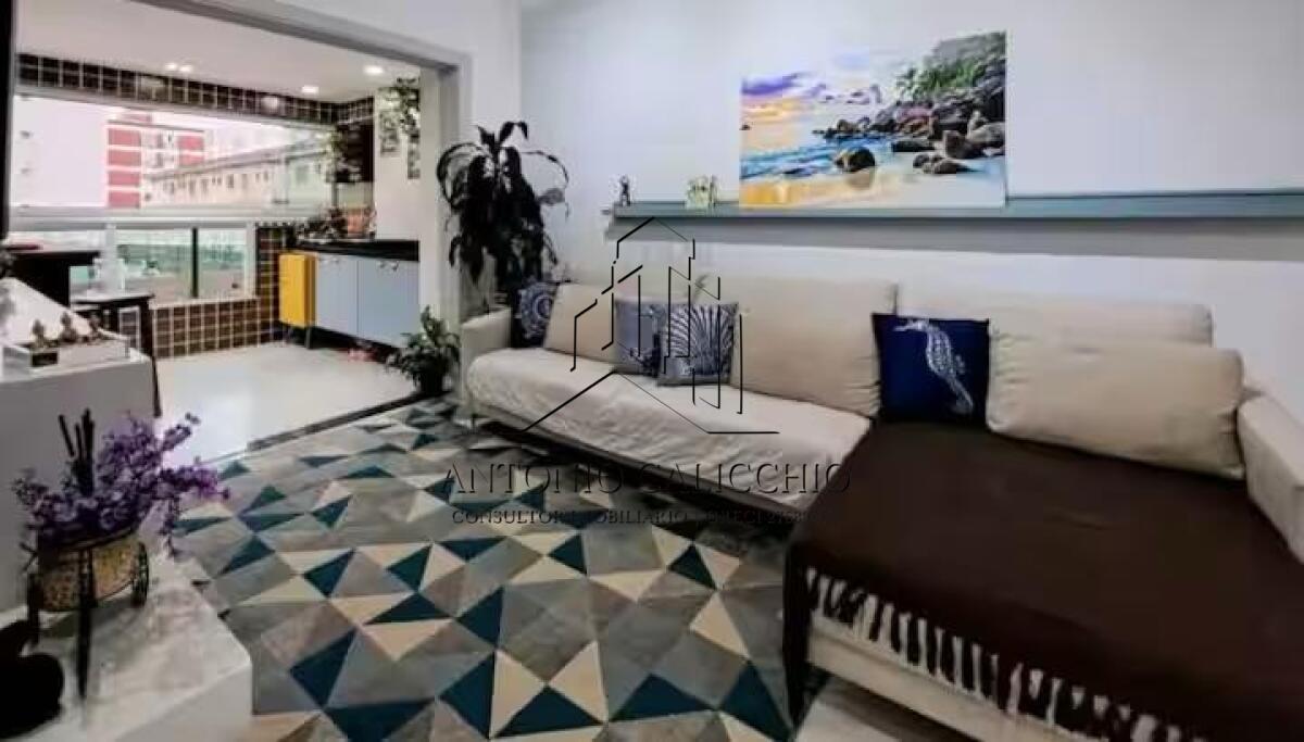 Apartamento com 2 quartos e 72 m² em Vila Guilhermina, Praia Grande