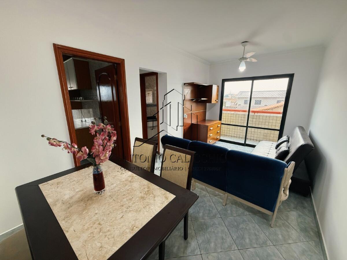 Apartamento com 1 quarto e 52 m² em Vila Guilhermina, Praia Grande