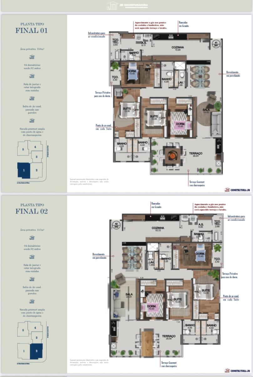 Apartamento com 2 quartos e 101 m² em Vila Caiçara, Praia Grande