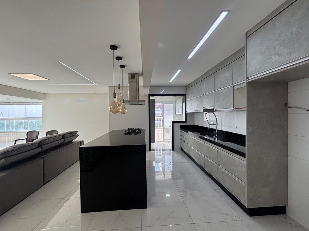 Apartamento com 3 quartos e 182 m² em Vila Caiçara, Praia Grande