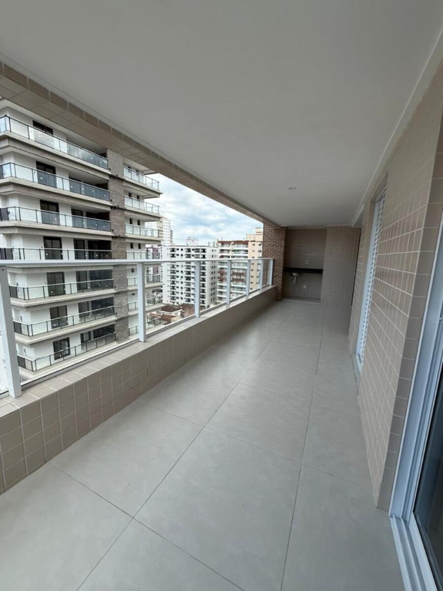 Apartamento com 3 quartos e 126 m² em Vila Guilhermina, Praia Grande