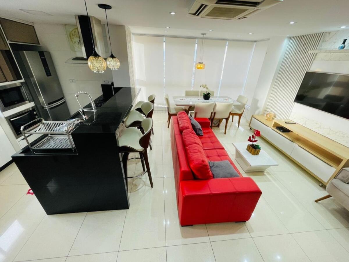 Apartamento com 3 quartos e 143 m² em Maracanã, Praia Grande