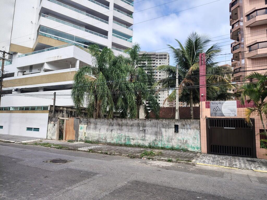 Terreno com 443 m² em Vila Caiçara, Praia Grande