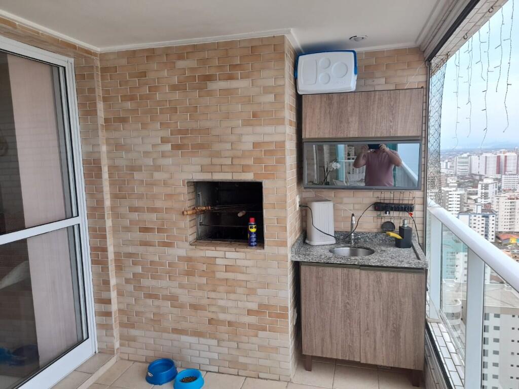 Apartamento com 3 quartos e 92 m² em Vila Caiçara, Praia Grande