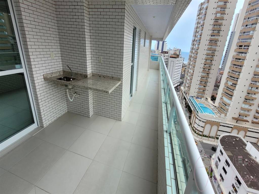 Apartamento com 3 quartos e 121 m² em Vila Tupi, Praia Grande
