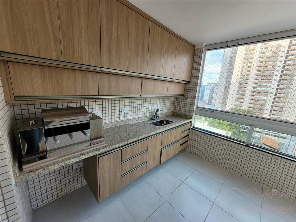 Apartamento com 3 quartos e 127 m² em Vila Tupi, Praia Grande
