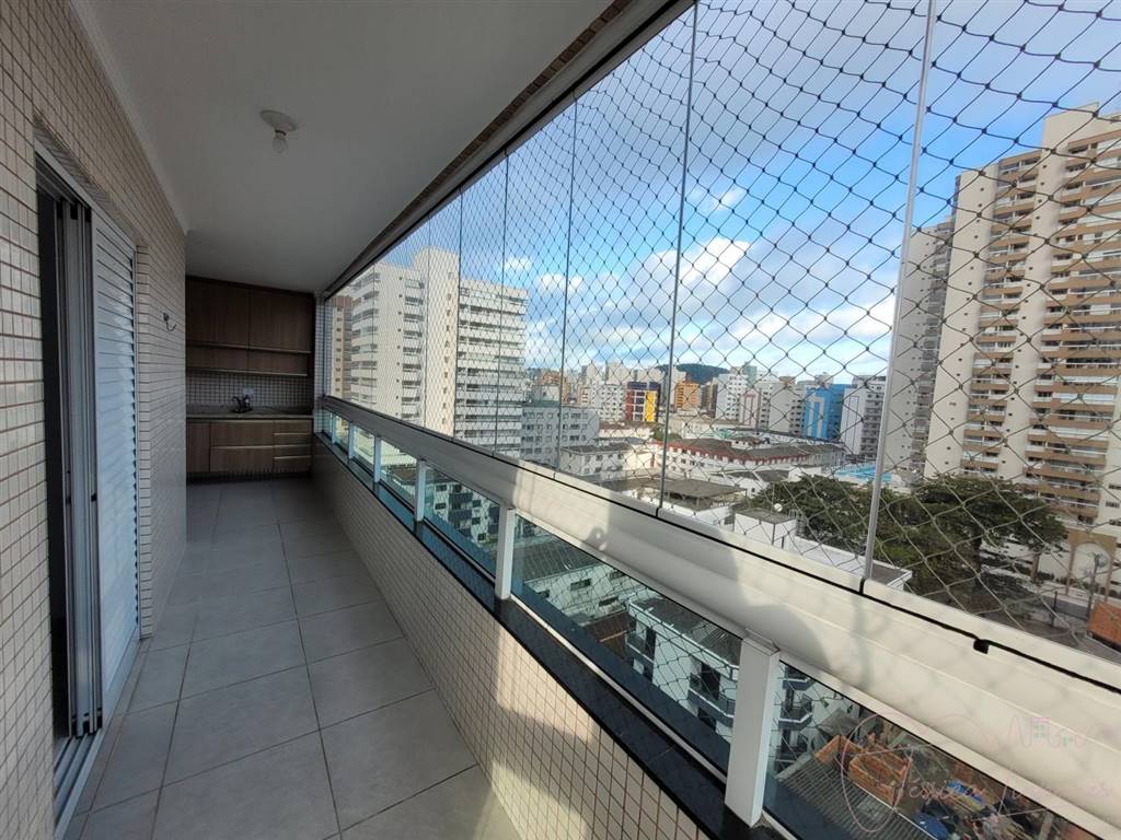 Apartamento com 3 quartos e 127 m² em Vila Tupi, Praia Grande
