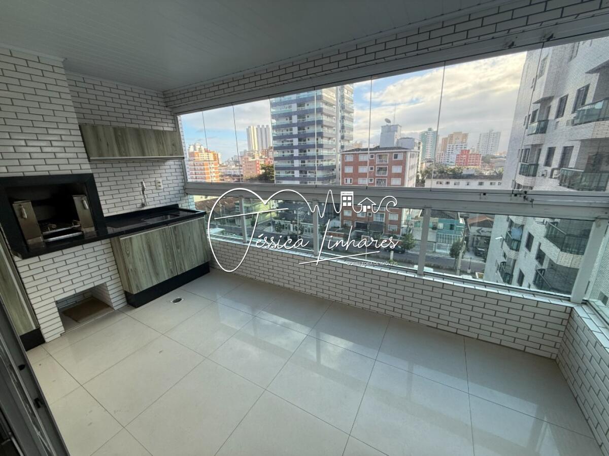 Apartamento com 3 quartos e 92 m² em Vila Tupi, Praia Grande