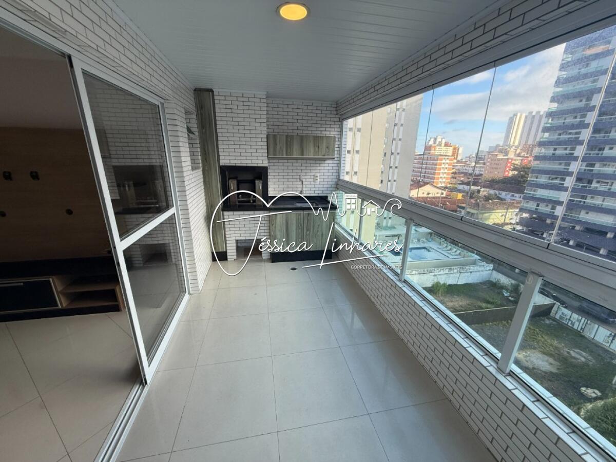 Apartamento com 3 quartos e 92 m² em Vila Tupi, Praia Grande