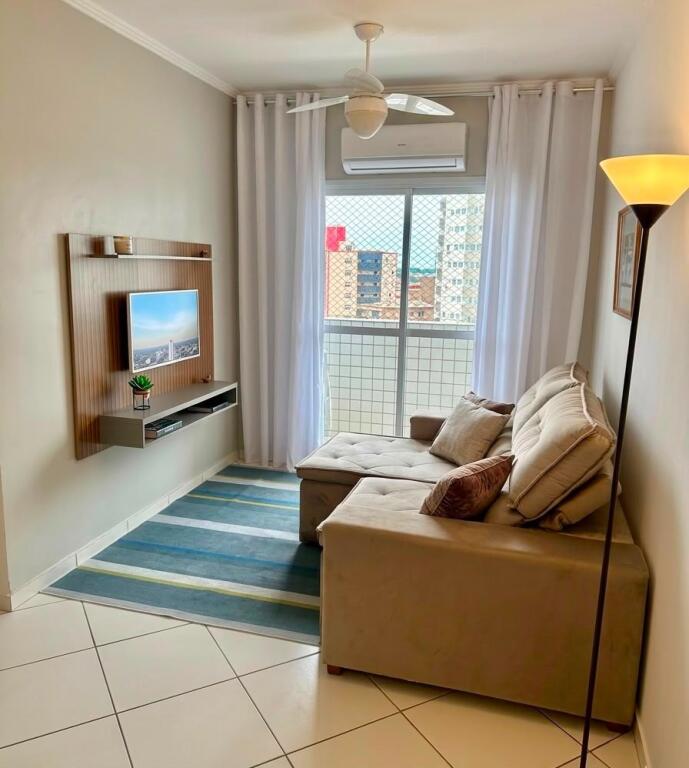 Apartamento com 2 quartos e 65 m² em Vila Tupi, Praia Grande