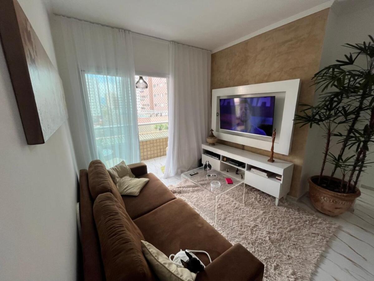 Apartamento com 1 quarto e 54 m² em Vila Tupi, Praia Grande