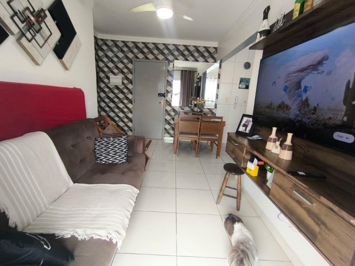 Apartamento com 1 quarto e 54 m² em Vila Tupi, Praia Grande