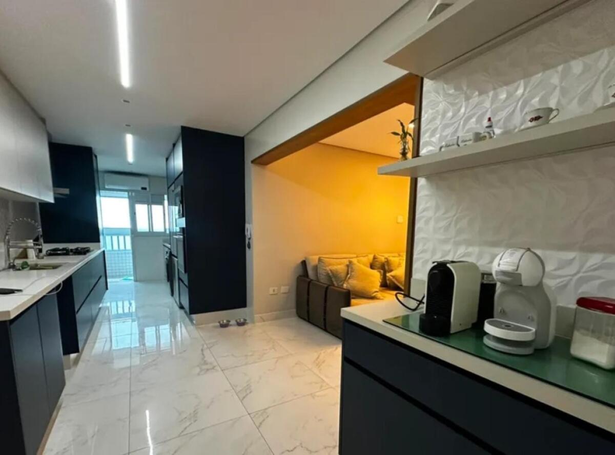 Apartamento com 4 quartos e 144 m² em Vila Tupi, Praia Grande