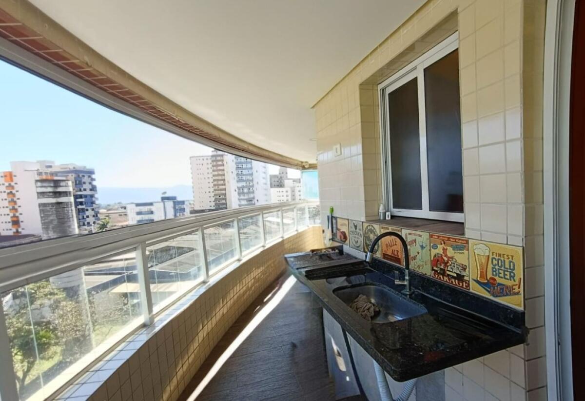 Apartamento com 2 quartos e 71 m² em Vila Tupi, Praia Grande