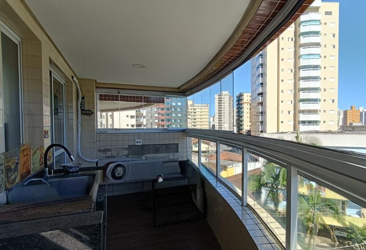 Apartamento com 2 quartos e 71 m² em Vila Tupi, Praia Grande