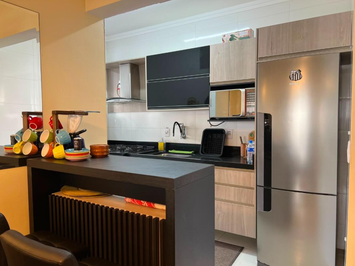 Apartamento com 2 quartos e 65 m² em Vila Tupi, Praia Grande