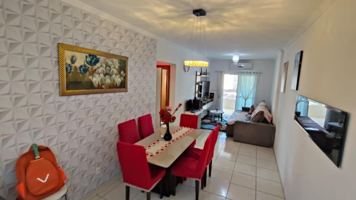 Apartamento com 2 quartos e 76 m² em Vila Tupi, Praia Grande