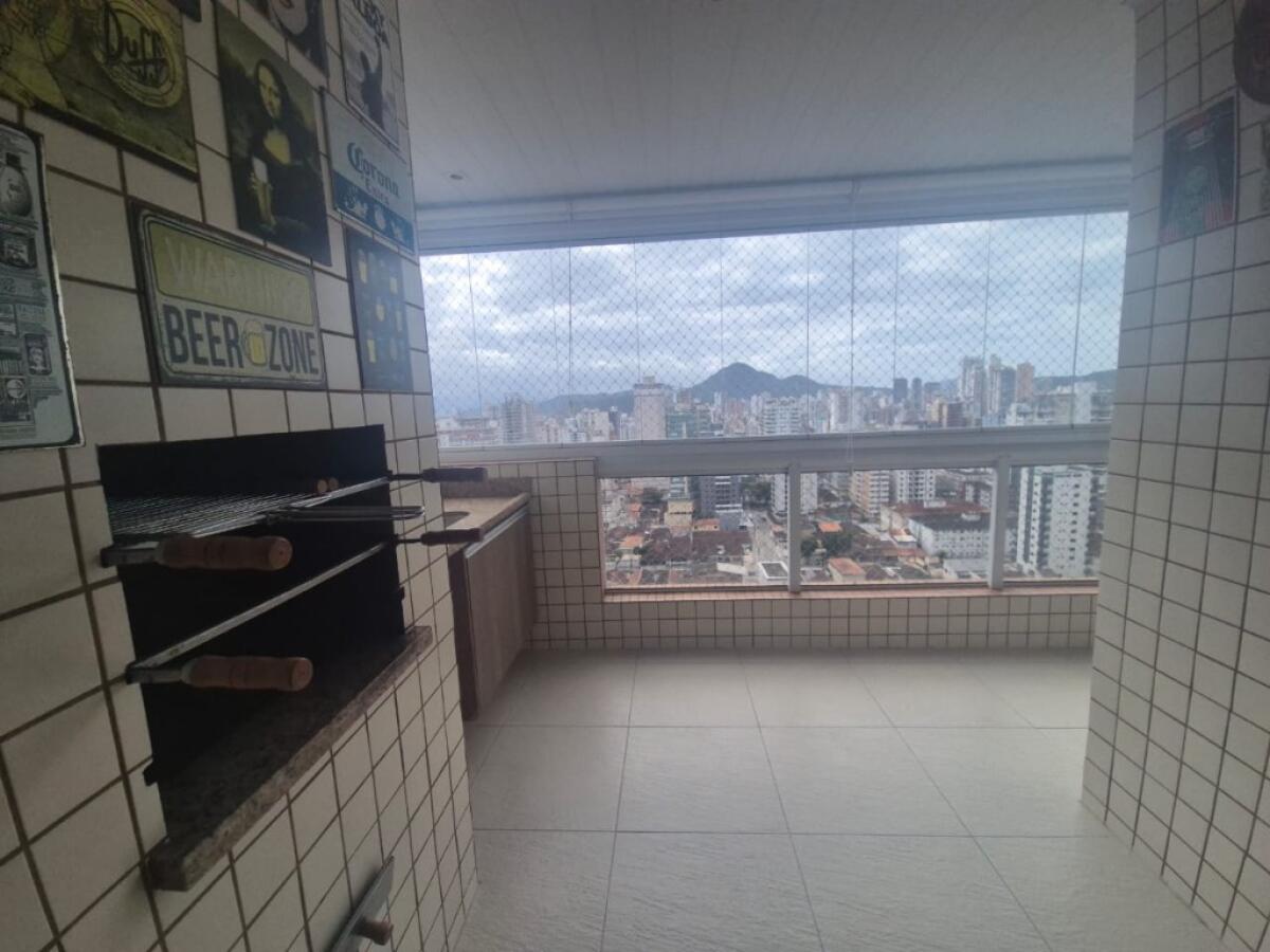 Apartamento com 3 quartos e 122 m² em Vila Tupi, Praia Grande