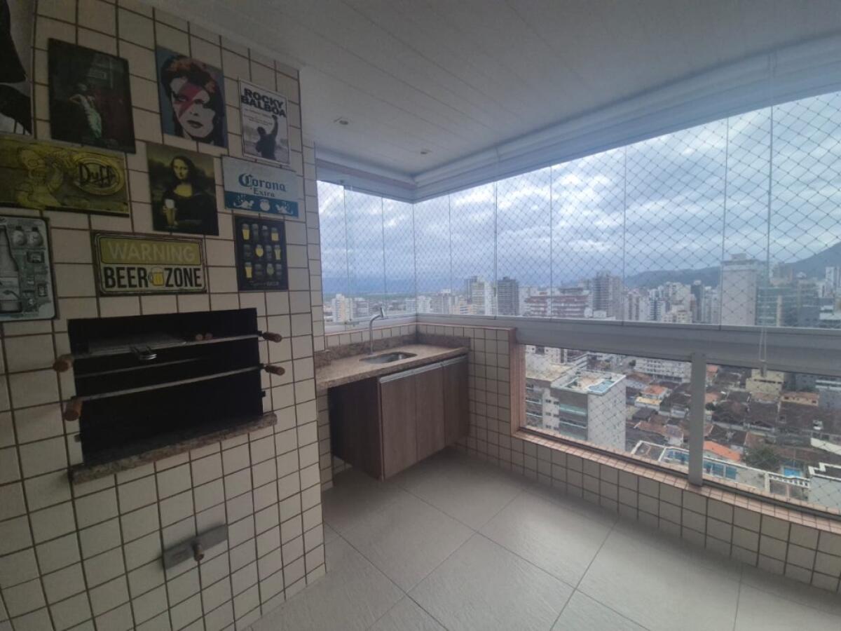 Apartamento com 3 quartos e 122 m² em Vila Tupi, Praia Grande