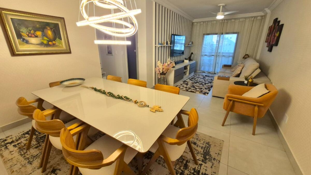 Apartamento com 4 quartos e 137 m² em Vila Guilhermina, Praia Grande