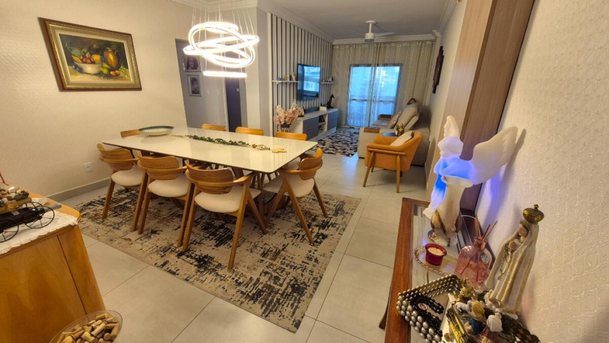 Apartamento com 4 quartos e 137 m² em Vila Guilhermina, Praia Grande