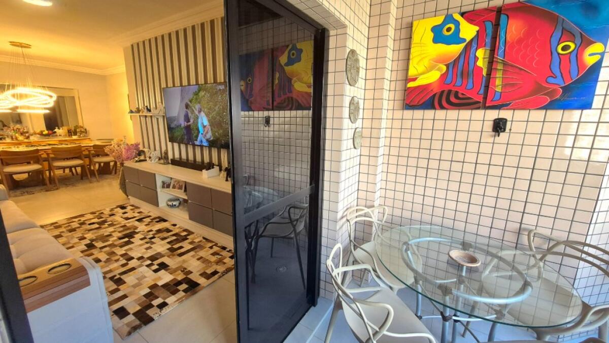 Apartamento com 4 quartos e 137 m² em Vila Guilhermina, Praia Grande