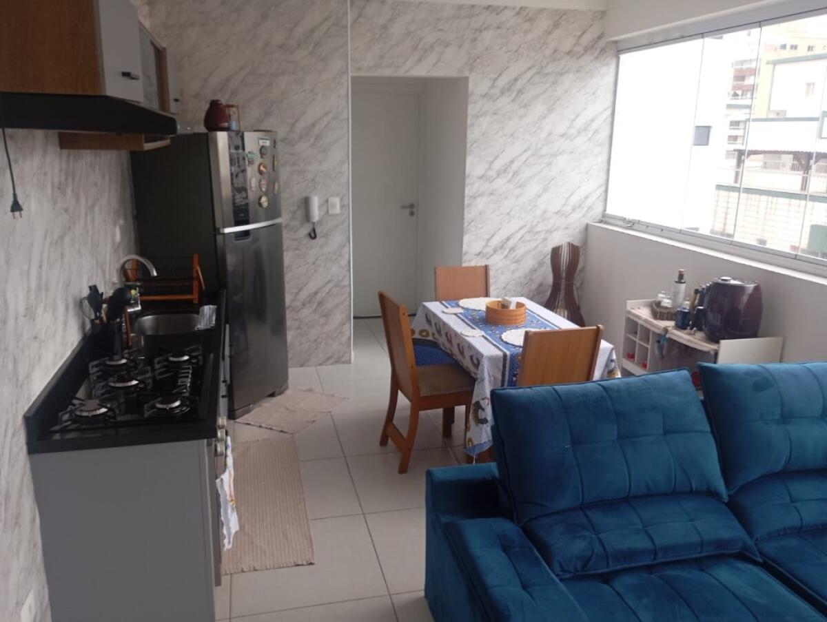 Apartamento com 1 quarto e 48 m² em Vila Mirim, Praia Grande